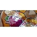 Large Stained Plexi / Arcylic Glass bowl