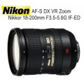 Nikon AF Zoom Nikkor 18-200mm f/3.5-5.6G ED-IF AF-S DX VR Telephoto Zoom Lens for NIKON DSLR CAMERAS