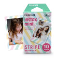 Fujifilm Instax mini Instant Film ( STRIPE ) 10 Sheets per Box for Instax Mini 7 Mini 8 Mini 9