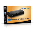 TRENDnet 24-Port Unmanaged 10/100 Mbps Ethernet Switch, TE100-S24D | BRAND NEW