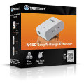 TRENDnet Wireless N 150 Mbps Easy-N-Range Wi-Fi Network Range Extender Repeater TEW-713RE