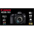 Canon EOS 70D DIGITAL SLR CAMERA BODY ONLY | BUILT IN WIFI | 7 FRAMES /SEC | 20.2 MP FULL HD