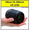 Nikon AF-S NIKKOR 55-200mm VR [ VIBRATION REDUCTION ] LENS