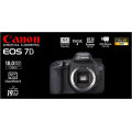 Canon EOS 7D 18MP PROFESSIONAL Digital SLR Camera (BODY) - 18 Megapixels