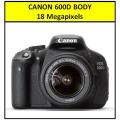 Canon EOS 600D DSLR CAMERA with Canon 18-55 Lens Professional Camera Kit