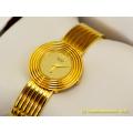 Westar Gold Plated Quartz bangle women`s watch - in Box - Demo stock