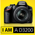 Nikon D3200 24.2 MP CMOS Digital SLR with 18-55mm VR Zoom Lens Kit - 24.2 MP