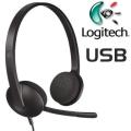 Logitech H340 USB Stereo headset with rotating mic (981-000475) - HEADPHONES
