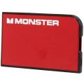 Monster Powercard - Powerbank - Credit card sized [RED]