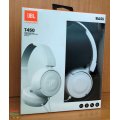 JBL Pure Bass Sound T450 Wired On-Ear Headphones [White]