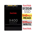 512GB SSD - SanDisk X400 | 512GB SSD | Solid State Drive | SATA 6Gb/s | 7mm | 2.5 "