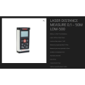 Ryobi LDM-500 Laser Distance Measure 0,1 TO  50m
