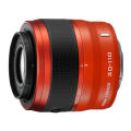 NIKON 1 NIKKOR 30-110mm Lens f/3.8-5.6 VR IF ED Orange with Lens Hood HB-N103