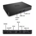 Dell business dock WD15 - Docking Station - [NO POWER ADAPTER] K17A USB-C K17A001
