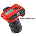 Protective Red Silicone Armor Canon 6D by easyCover camera case