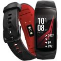 RED / LARGE - Samsung Gear Fit2 Pro Watch Fitness Tracker Large SM-R365 GPS Sports Band