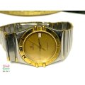 OMEGA Constellation Chronometer Day Date Two Tone Stainless Steel & 18K Gold Watch