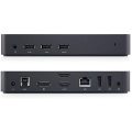 Dell D3100 USB 3.0 Ultra HD/4K Triple Display Docking Station , Black + DELL Charger