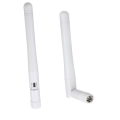 Wifi Antenna [white] - Hinged Mount WiFi / ISM Antenna, 2.4/5.8GHz, Direct Mount 4 Inch