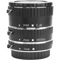AUTO FOCUS MACRO EXTENSION TUBE SET AF 13MM, 21MM, 31MM MACRO CLOSE-UP ADAPTER RINGS FOR CANON