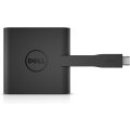 Dell DA200 Adapter USB Type-C to HDMI/VGA/Ethernet/USB 3.0 - Compatible with several DELL Laptops