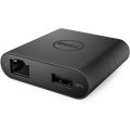 Dell DA200 Adapter USB Type-C to HDMI/VGA/Ethernet/USB 3.0 - Compatible with several DELL Laptops