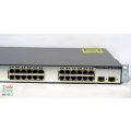 Cisco 3750 PoE [ Power over Ethernet ] 24 Port Ethernet Switch