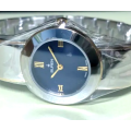 BUREN Two-Tone Stainless Steel Ladies Watch - Blue Face / Gold Markers