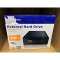 Verbatim 500GB USB2 External Hard Drive | Brand New | External Drive 5000GB GO HDD