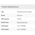 SK Hynix SC311 SATA M.2 SSD ( HFS256G39TNF ) 256GB Solid State Drive