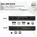 Dell Universal Dock D1000 USB 3.0 Full HD Dual Video Docking Station + Dell 65W Power Adapter