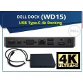 Dell WD15 BUSINESS DOCK 4K USB-C, K17A Docking Station [ NO POWER ADAPTER ]