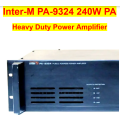 Inter-M PA-9324 Single Channel Heavy-Duty Public Address Power Amplifier Amp 240W