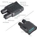 NV400B 7X31 Infared Digital Hunting Night Vision Binoculars 2.0 LCD Military Day and Night Goggles