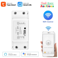 [ FOUR PACK - 4PCS ] Wireless WiFi Smart Switch Wifi Tuya Smartlife Compatible Smart Home Automation