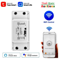 [ FOUR PACK - 4PCS ] Wireless WiFi Smart Switch Wifi Tuya Smartlife Compatible Smart Home Automation