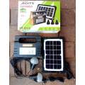 AOITS Multifunction Solar Lighting Kit PowerBank USB Charging Solar Panel  3 X LED Lights