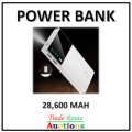Power Bank with LED Flashlight 2 USB Charging ports 28600mah