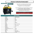 Supersonic Petrol Generator 720W 2-Stroke Air-cooled 2-Stroke OP-950 DC - Load Shedding Solution