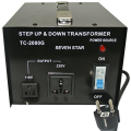 SEVEN STAR STEP UP AND STEP DOWN TRANSFORMER TC-2000G VOLTAGE CONVERTER 220V TO 110V
