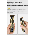 LCD Display Electric Hair Clipper Rechargeable Hair Clipper Gold