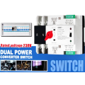 Auto/Manual Transfer Switch ATS Din 100Amps 2 Pole AC220v Automatic Changeover Switch
