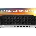 HP EliteDesk 705 G4 SFF Desktop Computer | AMD Ryzen 5 PRO 3400G Radeon Vega Graphics ** GAMING PC