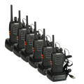 Baofeng Portable Two-Way Radio Set (3 PAIRS- 6 X Handsets) Walkie Talkie UHF 400-470MHz High Quality