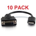 10 Pcs x HDMI® Male to Single Link DVI-D Female Adapter Converter Dongle