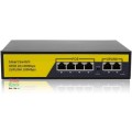 6-Port PoE Ethernet Network Switch Network Power Over Ethernet Injector  for IP Cameras NVRs Etc