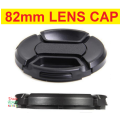 82mm LENS CAP Snap-On Center Pinch Camera Lens Front Cap For Canon Nikon Sony Alpha DSLR Lenses