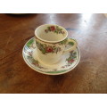 COPELAND SPODE ELLESMERE COFFEE CUP AND SAUCER DEMI TASSE
