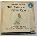 BEATRIX POTTER THE TALE OF PETER RABBIT  VOICE OF  VIVIEN LEIGH HIS MASTERS VOICE 7EGJ 102