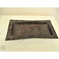 BEAUTIFUL HEAVY CAST IRON  CHINESE  MEMORIAL PLAQUE